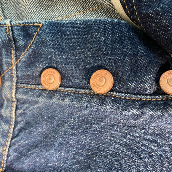 CLUB MONOCO Mens Jeans Premium Japanese Denim- 31 x 32 Indigo Blue Button Fly - Picture 5 of 13